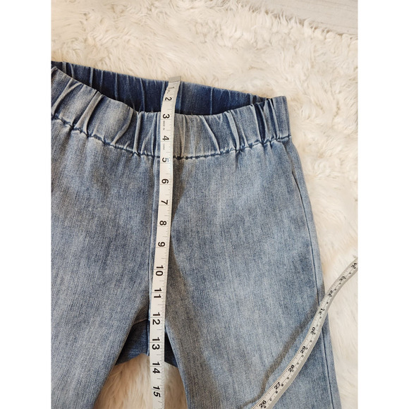 Soft Surroundings Womens Blue Mid Rise Elastic Waist Ankle Jegging Jeans Size XS - Picture 6 of 7